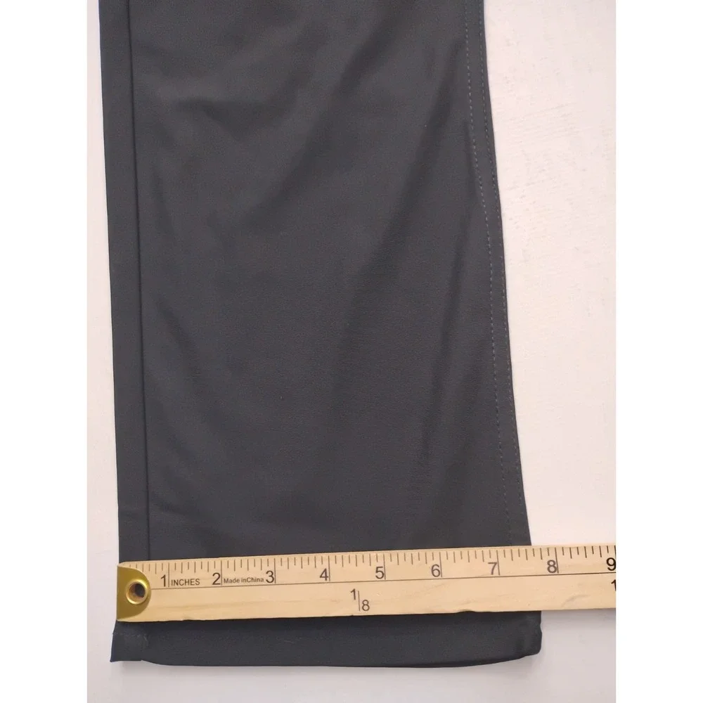 Projek Raw Pants Men's 36x32 Classic Fit Straight Leg‎ Elastic Waist Chino Black